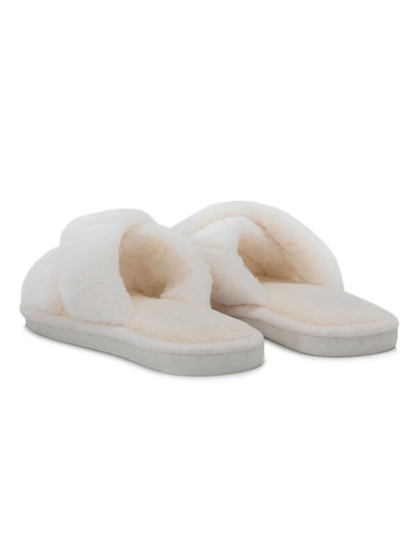 fur slippers xiasti white3