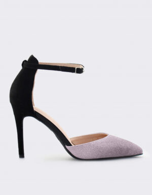 goves glitter black pink1