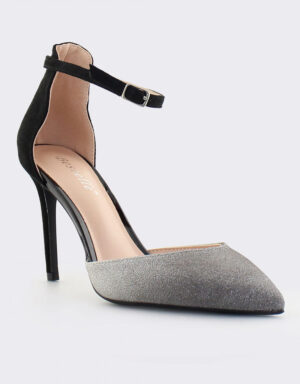 goves glitter black silver2