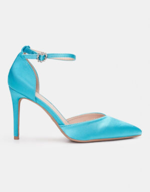 satin blue pumps1