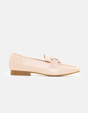flat loafers beige1