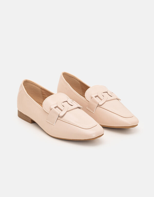 flat loafers beige2