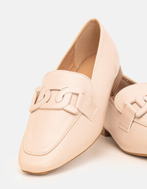 flat loafers beige3