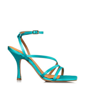 ENVIE Wraparound Satin Sandals