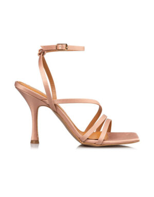ENVIE Wraparound Satin Sandals