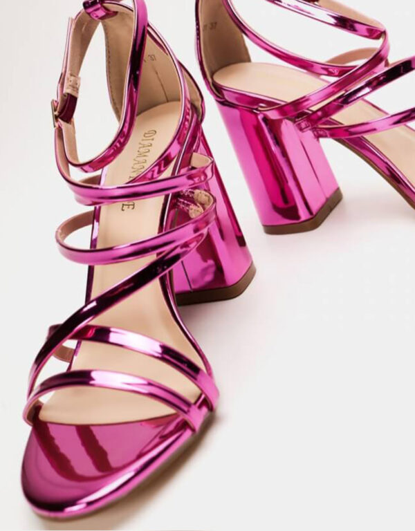 metallic heels fuschsia3