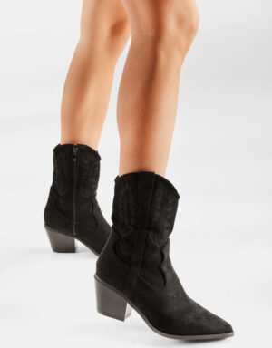 Cowboy Suede Boots
