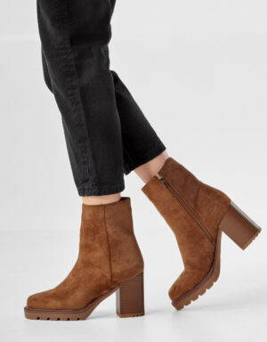 Suede High Heel Boots