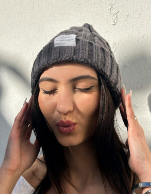 Knitted Beanie Gray