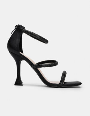 Strass Heels Black