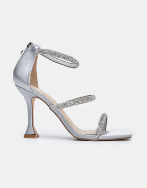 Strass Heels Silver
