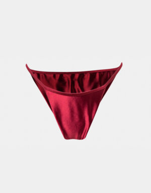 Mykonos Bikini Bottom Burgundy