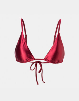 Mykonos Bikini Top Burgundy