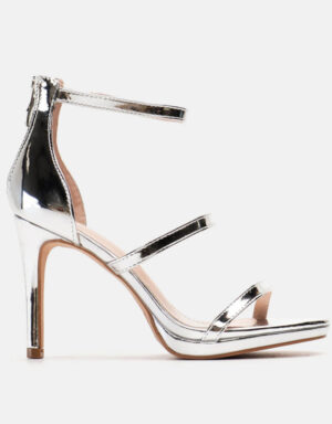 Strappy Heels Silver