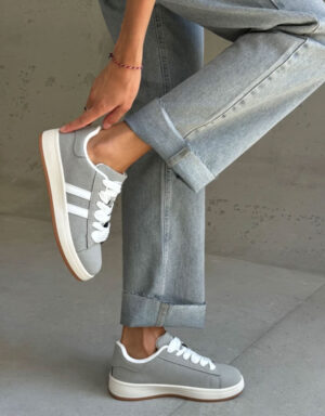 Suede Sneakers Gray