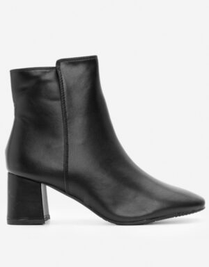 Leather Ankle Boots Black