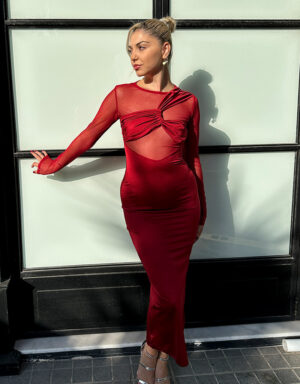 Diana Dress Red