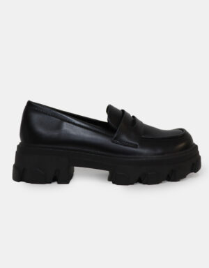 Leather Loafers Black
