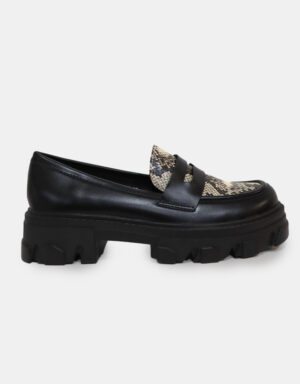Leather Loafers Snake