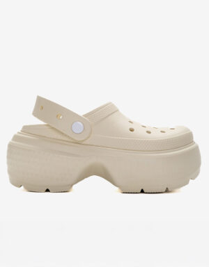 Platform Clogs Beige