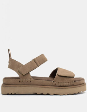 Flatform Suede Sandals