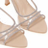 Slingback Clear Strass Heels