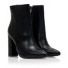 Leather Ankle Boots Black