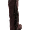 Suede Fringe Cowboy Boots Brown